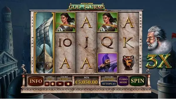 Age of the Gods - God of Storms PlayTech Progressive Jackpot Slot