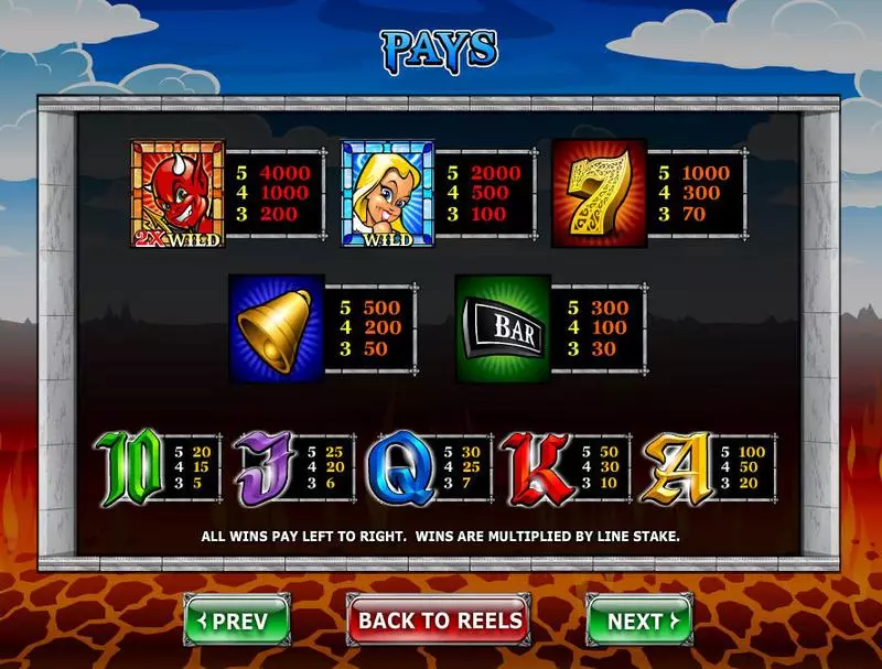 Angel or Devil Ash Gaming Progressive Jackpot Slot