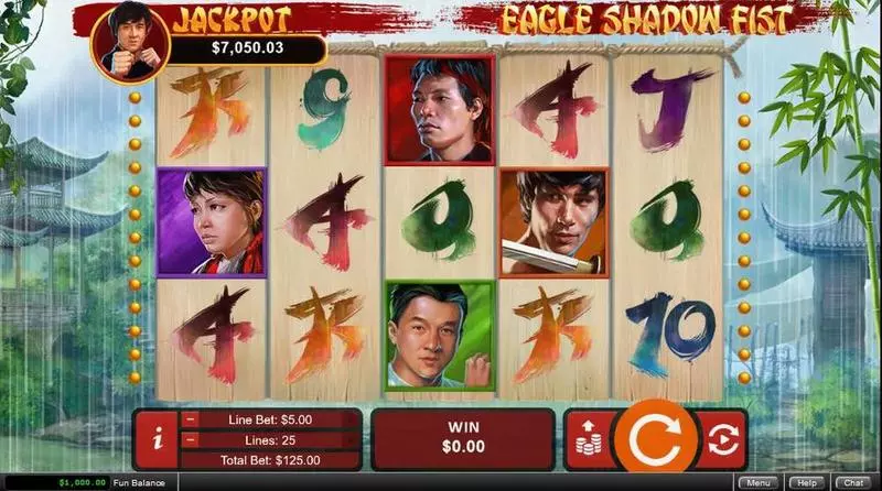 Eagle Shadow Fist RTG Progressive Jackpot Slot