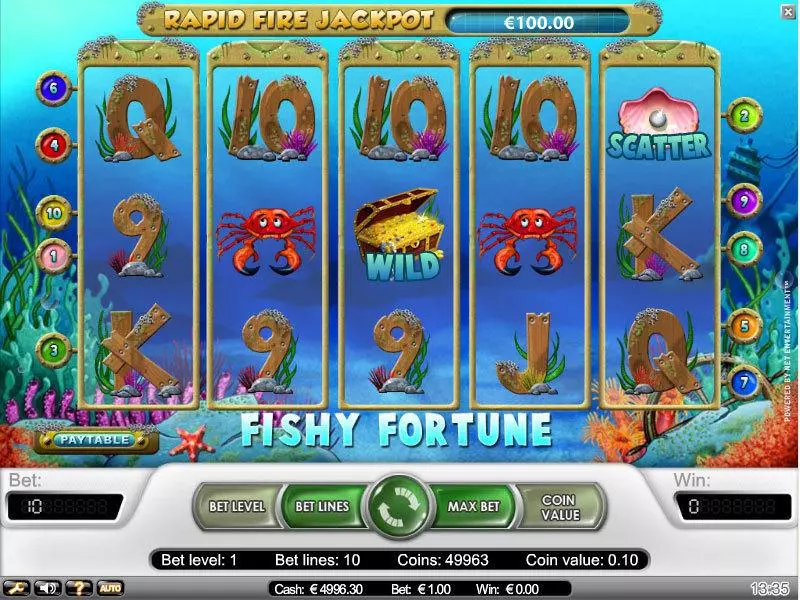 Fishy Fortune NetEnt Progressive Jackpot Slot