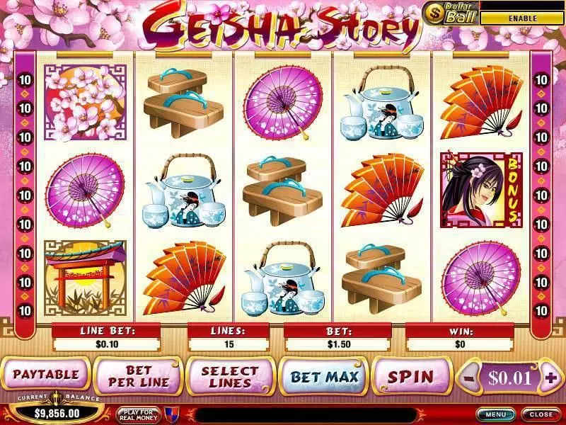 Geisha Story PlayTech Progressive Jackpot Slot