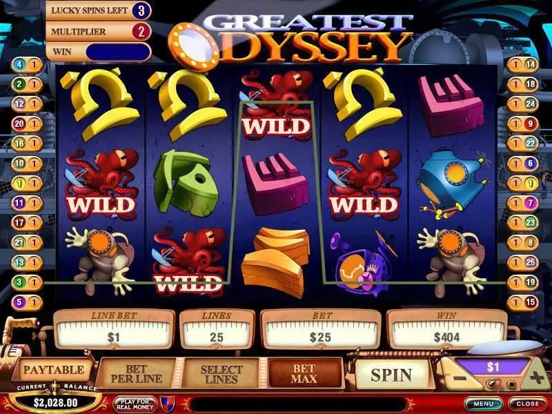 Greatest Odyssey PlayTech Progressive Jackpot Slot