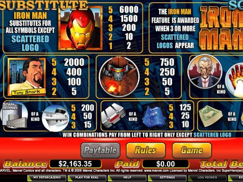 Iron Man CryptoLogic Progressive Jackpot Slot