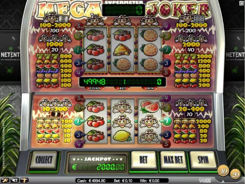 Mega Joker NetEnt Progressive Jackpot Slot