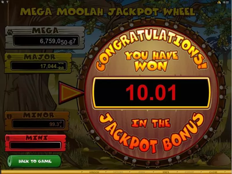Mega Moolah Microgaming Progressive Jackpot Slot