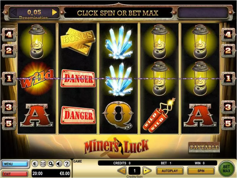 Miner's Luck GTECH Progressive Jackpot Slot