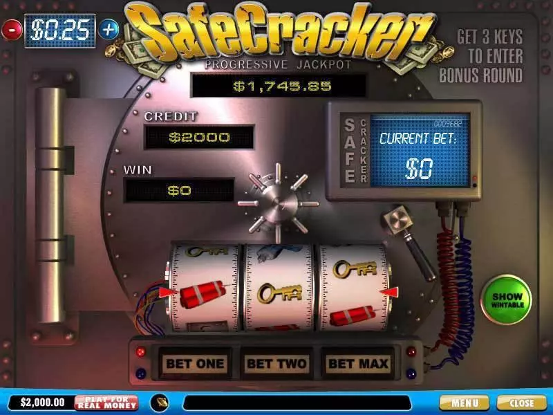 SafeCracker PlayTech Progressive Jackpot Slot