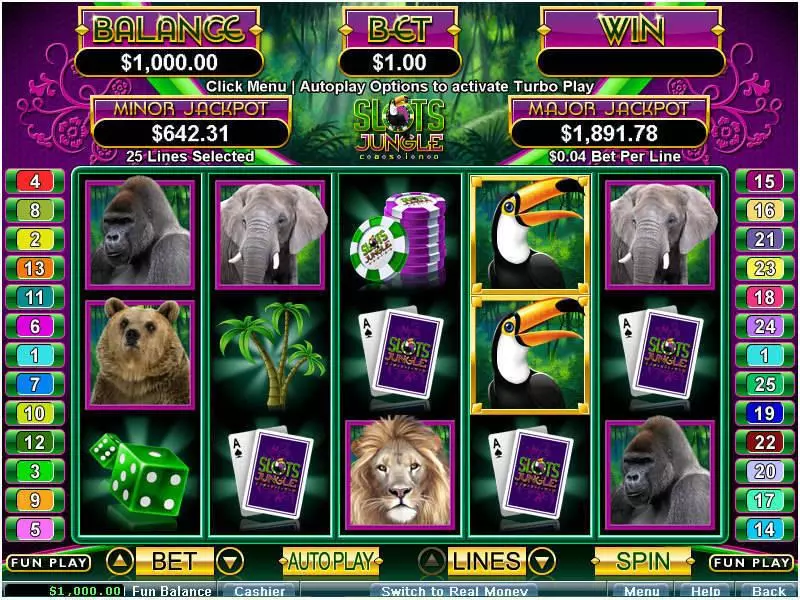 Slots Jungle RTG Progressive Jackpot Slot
