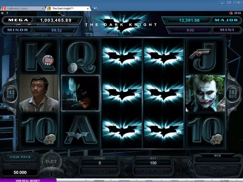 The Dark Knight Microgaming Progressive Jackpot Slot
