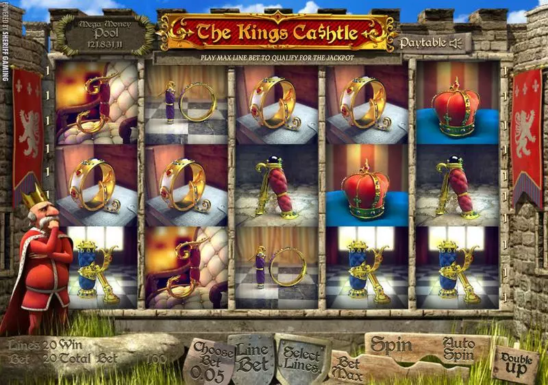 The King's Ca$htle Sheriff Gaming Progressive Jackpot Slot