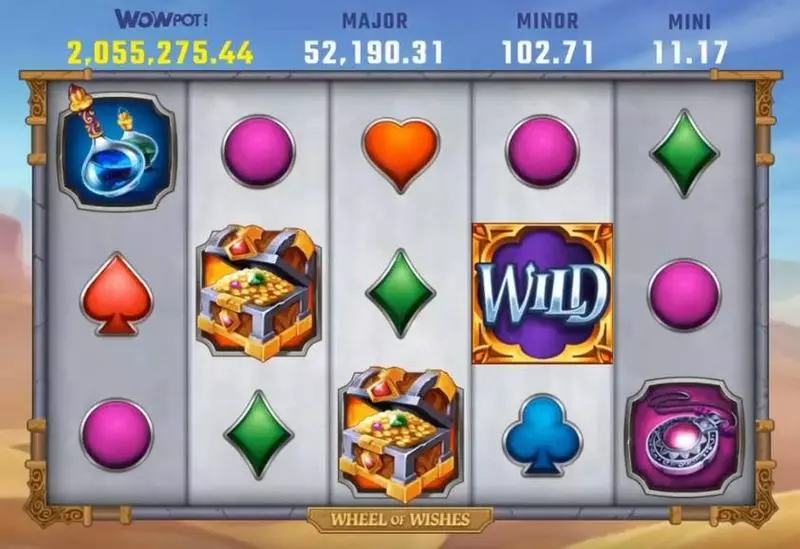 Wheel of Wishes Microgaming Progressive Jackpot Slot