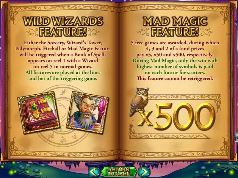 Wild Wizards RTG Progressive Jackpot Slot
